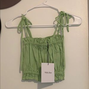Tie strap crop NWT
